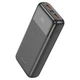 Портативний зарядний пристрій Power Bank Hoco J121A Fast 22.5W+PD20W 20000 mAh 2xUSB+1xType-C+1xMicroUSB із LED дисплеєм Чорне - зображення 2