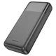 Портативний зарядний пристрій Power Bank Hoco J121A Fast 22.5W+PD20W 20000 mAh 2xUSB+1xType-C+1xMicroUSB із LED дисплеєм Чорне - зображення 3