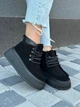 Жіночі черевики демісезонні ShoesBand Чорні натуральна замша 36 (23 см) (S22061-1д) - зображення 7