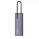 Док-станція ColorWay USB-C 6-в-1 Type C PD 100W/USB3.0х3/USB2.0/RJ45 (CW-HUB03) ( Сірий ) - зображення 5