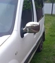 Накладки на зеркала (2004-2008, 2 шт) OmsaLine - Итальянская нержавейка для Renault Kangoo - изображение 2