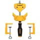 Струбцина DeWALT угловая, большого усилия + 2 струбцины для крепления к столу (DWHT83853-0) - изображение 2