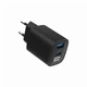 Зарядное устройство Gembird 1xUSB-A (QC3.0 18W) + 1 Type-C (PD20W) LCD black (TA-UC-PDQC30LCD-BK-01) (228899) - изображение 3