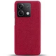 Защитный чехол KSQ Cloth Style для Xiaomi Redmi Note 13 5G - Red - изображение 3