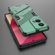 Захисний чохол з підставкою Deexe Bibercas для Motorola Edge 50 Fusion - Green - зображення 4