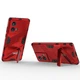 Защитный чехол с подставкой Deexe Bibercas для Motorola Edge 50 Fusion - Red - изображение 2