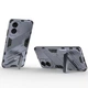 Защитный чехол с подставкой Deexe Bibercas для Motorola Moto G24 - Grey - изображение 2