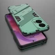 Защитный чехол с подставкой Deexe Bibercas для Motorola Moto G24 - Green - изображение 4