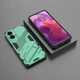 Защитный чехол с подставкой Deexe Bibercas для Motorola Moto G24 - Green - изображение 5