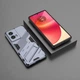 Защитный чехол с подставкой Deexe Bibercas для Motorola Edge 50 Fusion - Grey - изображение 5