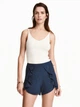 Шорти жіночі H&M 393878wer 34 Темно-сині (PS2030000323159) - зображення 1