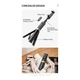 Селфі палиця штатив 0.723 mm монопод трипод Q12 Bluetooth Tripod Black - зображення 7
