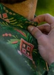 Чоловіча вишиванка Vyshyvanka 46 Зелений 4256 - изображение 4