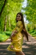 Сукня на дівчинку Vyshyvanka Птаха 116 жовта 4354 - изображение 3