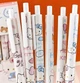 Набір ручок 6 ШТ автоматичні гелеві Чорні 0.5 мм Корпус пластик Hello Kitty - зображення 4