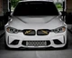 Желтые декоративные вставки в решетку радиатора BMW F10, F06, F12, 5/6/7 (серии) - изображение 6