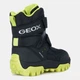 Чоботи зимові дитячі Geox Himalaya B.B ABX C Black/Lime р. 31\13\20 см - зображення 3