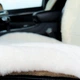 Автомобильный чехол из натуральной овечьей кожи MAXI Белый - изображение 4