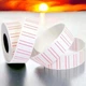 Ценники ленты для этикет-пистолета, 10 рулонов, 300шт, 2x1,1 см, белые с красной полоской - изображение 5