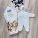 Зимовий Комплект на виписку з пологового будинку зі з'ємним утеплювачем У013 - зображення 2