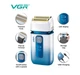 Шейвер VGR V-362 Waterproof, синего цвета, электробритва для мужчин - изображение 4