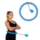 Хулахуп для похудения Hoola Hoop Massager Голубой спортивный обруч для талии (1010413-LightBlue) - изображение 2