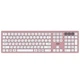 Клавіатура ножнична 2E KS270 105key, WL/BT, EN/UK, рожево-білий - изображение 2