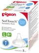 Соска Pigeon Peristaltic Plus для бутылочки для кормления Pigeon размер L (6+) 2 шт (4902508785433) - изображение 3