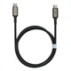 Кабель Proove Dense Metal 60w Type-C to Type-C 3А (1m) Black - изображение 2