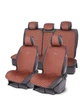 Накидки чехлы на сиденье для MITSUBISHI OUTLANDER 2001-2006 AUAU Romeo коричневые - изображение 1