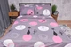 Пододеяльник Moon&Star Бязь Gold Люкс Mauve Cats Евро 200x220 см (MS-870000163) - изображение 2