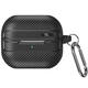 Захисний чохол Deexe Carbon Case для Samsung Galaxy Buds 3 / Buds 3 Pro / Buds 3 FE - Black - зображення 1