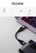 Кабель USB Type-c Type-c 240W 1.5 метра (PD3.1, E-Marker, 48V/5A), черный (0413) - изображение 5