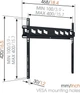 Настінне кріплення для телевізора Vogels MA3000 Black (8553000) - зображення 9