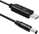 Кабель питания для роутера ColorWay 12V (USB-DC 5.5х2.5 мм) 1 м Black (CW-CBUD067-BK) - изображение 4