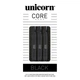 Дротики для дартсу Unicorn Core Plus Black Brass Soft S2 - 3 шт - зображення 3