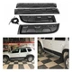 Накладки на двери с выпуклостями для Renault Duster 2008-2018 ABS-пластик 4шт. - изображение 1