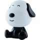 Светильник-ночник аккумуляторный 7 режимов работы стильный подарочный LED Doggy Kite Черно-белый - изображение 2