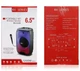 Портативна Bluetooth колонка RIAS RX-6168 6.5" RGB валіза з караоке 2400 mAh 10W Black (3_05101) - зображення 5