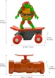 Игровая фигурка Черепашки Ниндзя Рафаэль Half Pipe Raphael на пульте управления (71037) - изображение 5