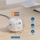 Сетевой фильтр тройник LENCENT SL-805E-F-PD 2500W 2m 10A 7в1 2 USB + TYPE-C удлинитель быстрая зарядка - изображение 4
