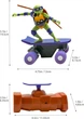 Игровая фигурка Черепашки Ниндзя Донателло Half Pipe Donatello на пульте управления (71036) - изображение 6