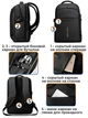 Рюкзак городской Mark Ryden 9191DYSJ 24л с отсеком для ноутбука 15,6" и USB Black (16250) - изображение 4