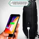 Рюкзак міський-антивор однолямковий Ozuko 9223 5л з кодовим замком з USB Black (16210) - зображення 6