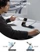 Зарядний пристрій Anker MagSafe Foldable 3-in-1 Wireless Charging Ultra-Fast з блоком живлення 40w White (A25M1) - зображення 5