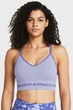 Жіночий сирий спортивний топ UA Seamless Low Long Bra Under Armour XS 1357719-539 - зображення 1