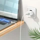 Зарядний пристрій HOCO C80A Plus Rapido PD20W+QC3.0 Charger Set Type-C to Lightning cable White (6931474779892) - зображення 6