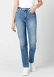 Джинси Buffalo David Bitton High Rise Straight Stretch Jayden Jeans Color: Veined and Crinkled Blue Size: 25 - зображення 2