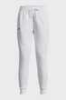 Жіночі білі спортивні штани UA Rival Fleece Jogger Under Armour S 1379438-100 - изображение 5