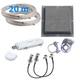 Комплект 3G/4G інтернет ZTE MF79U white антена mimo + кабель 20м + перехідники 2xTS9/F (TF-KIT-4G4370) - зображення 2